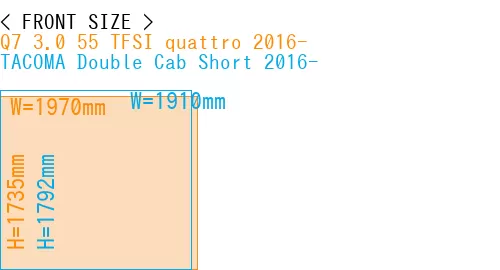 #Q7 3.0 55 TFSI quattro 2016- + TACOMA Double Cab Short 2016-